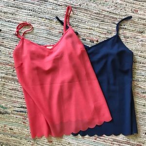 Two Anthropologie Camisoles